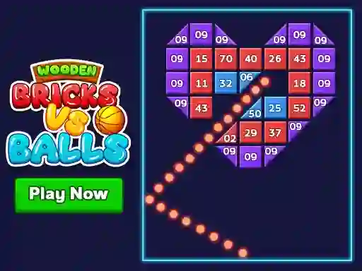 Wooden Bricks Vs Balls — free online game