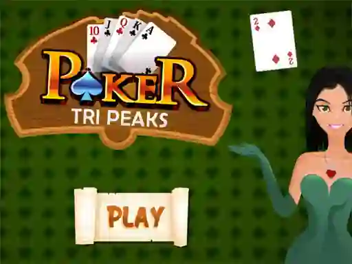 Poker Tri Peaks — free online game