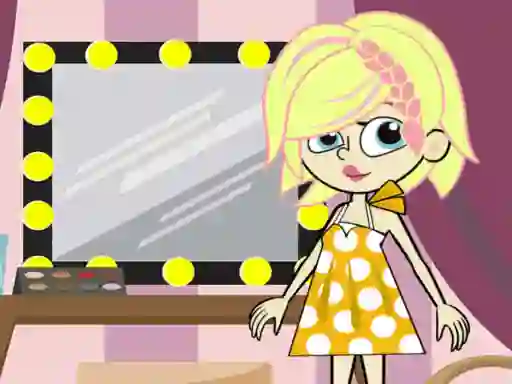 Cute model girl — free online game