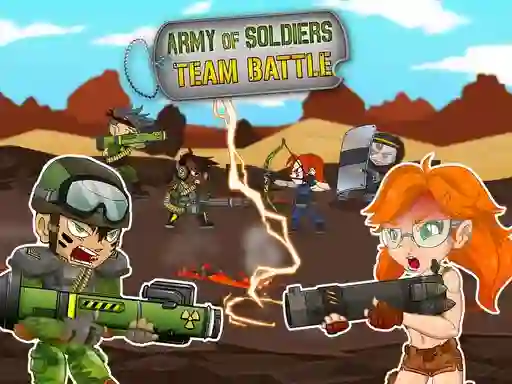 Army of soldiers: Team Battle — free online game