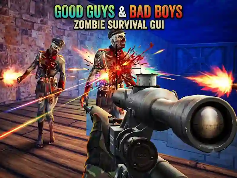 Logħba Good Guys & Bad Boys Zombie Survival GUI onlajn