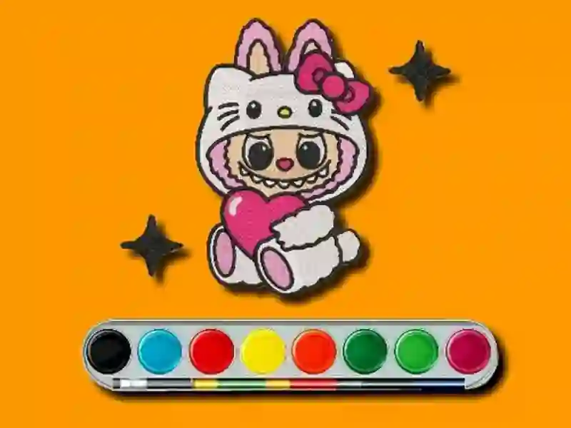 Labubu Coloring Adventure — free online game