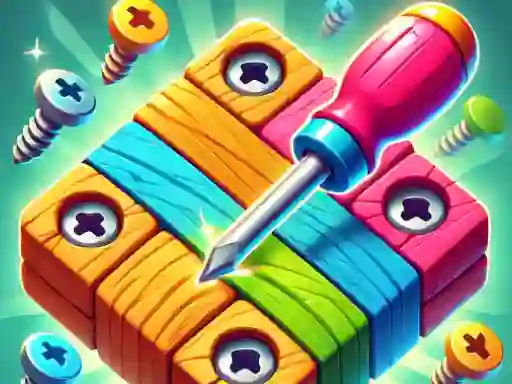 Unscrew Wood Puzzle — free online game