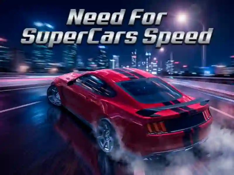 Need For SuperCars Speed — brezplačna spletna igra