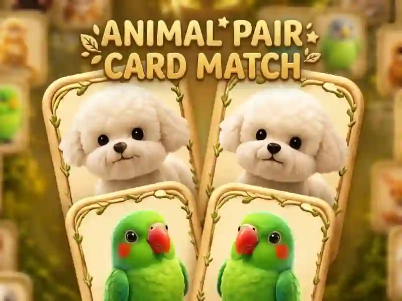 Animal Pair Card Match – ilmainen verkkopeli
