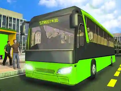 City Passenger Coach Bus Simulator Bus Driving 3d — free online game