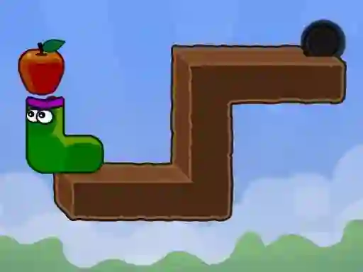 Apple Worm — free online game