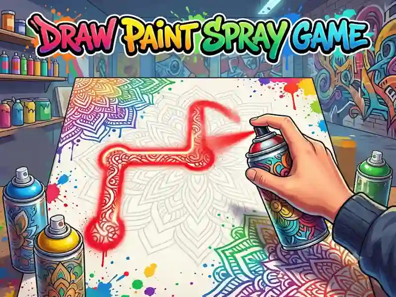 Draw Paint Spray Game — безкоштовна онлайн гра