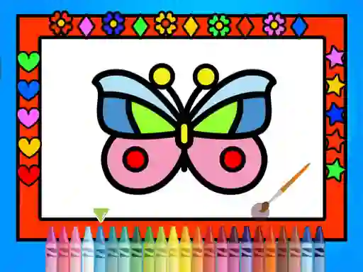 Trò chơi Color and Decorate Butterflies trực tuyến