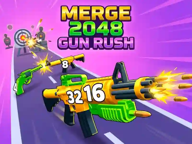Merge 2048 Gun Rush – ilmainen verkkopeli