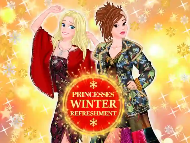 Princesses winter refreshment — free online game