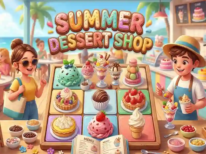 Logħba Summer Dessert shop onlajn