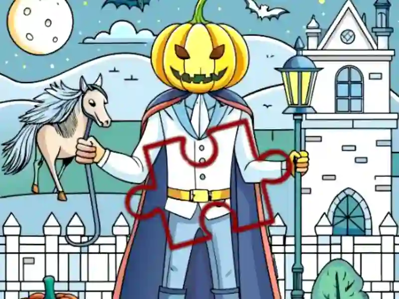 Spel Haunted Puzzle Pieces på nätet
