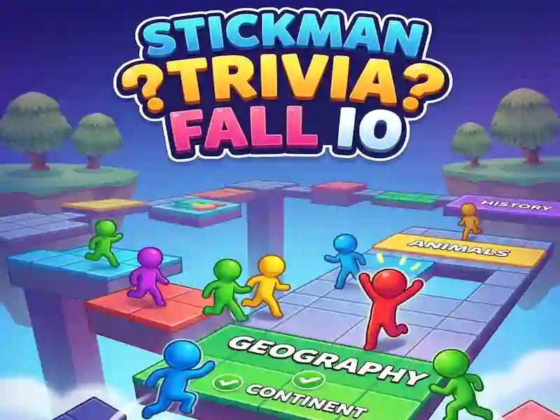 Stickman Trivia Fall IO — free online game