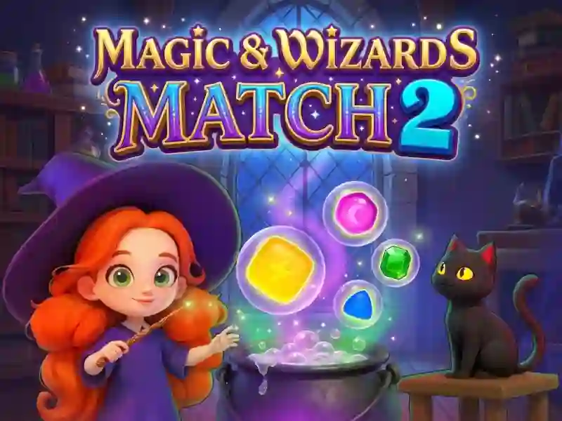 Magic & Wizards Match 2 — безкоштовна онлайн гра