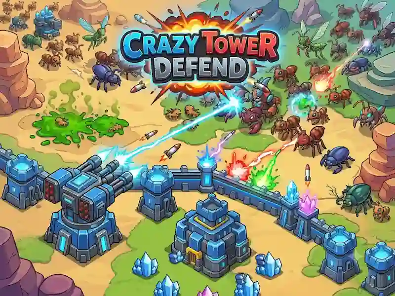 Jeu Crazy Tower Defend en ligne