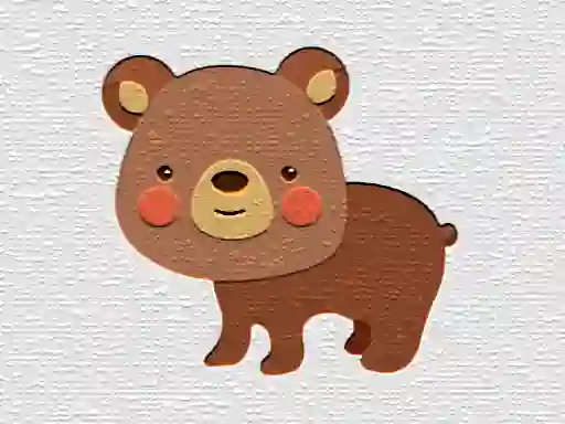 Cartoon Bear Puzzle — free online game