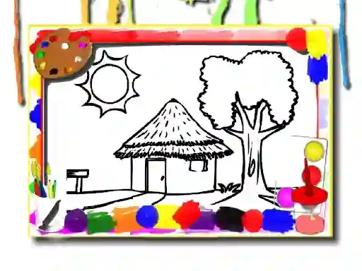 Back To School: House Coloring Book — free online game