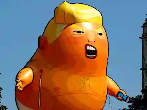 Trump Flying Adventure — free online game