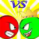 Red ball vs green king — free online game