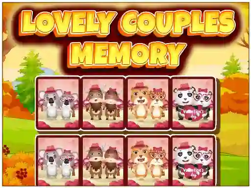 Lovely Couples Memory — free online game