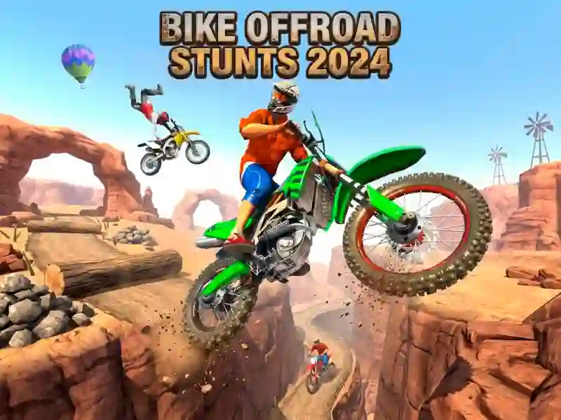 Cluiche Bike Offroad Stunts 2024 ar líne