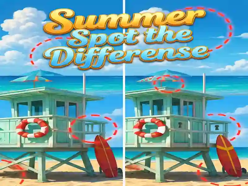 Summer Spot the Differense – tasuta veebimäng
