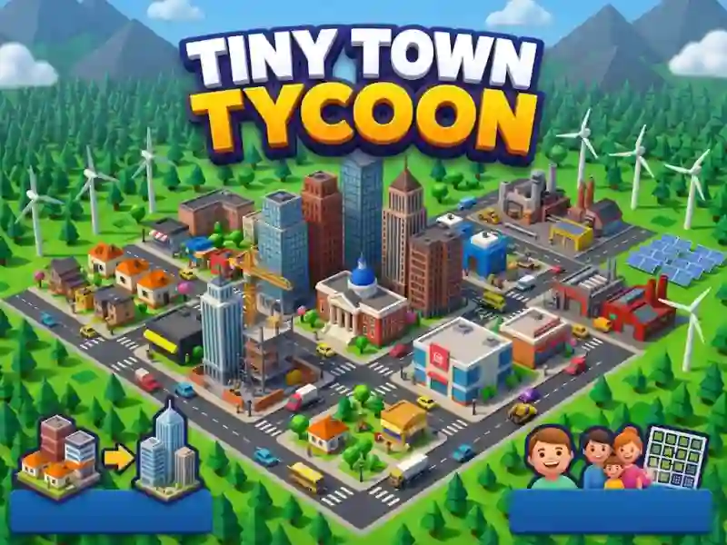 Tiny Town Tycoon — lojë online falas