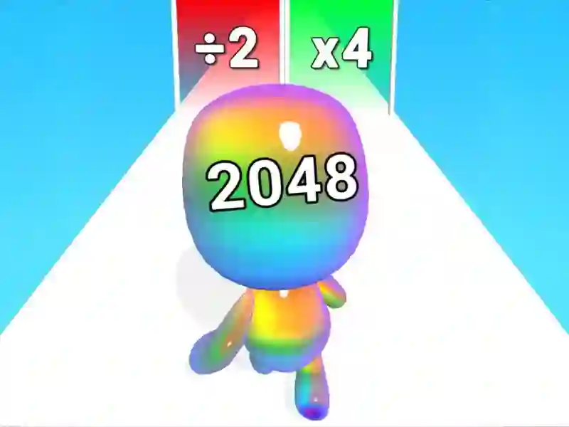 Spel Man Runner 2048 aanlyn