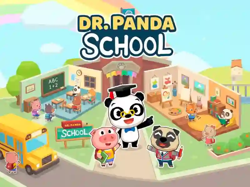 Dr Panda School — free online game