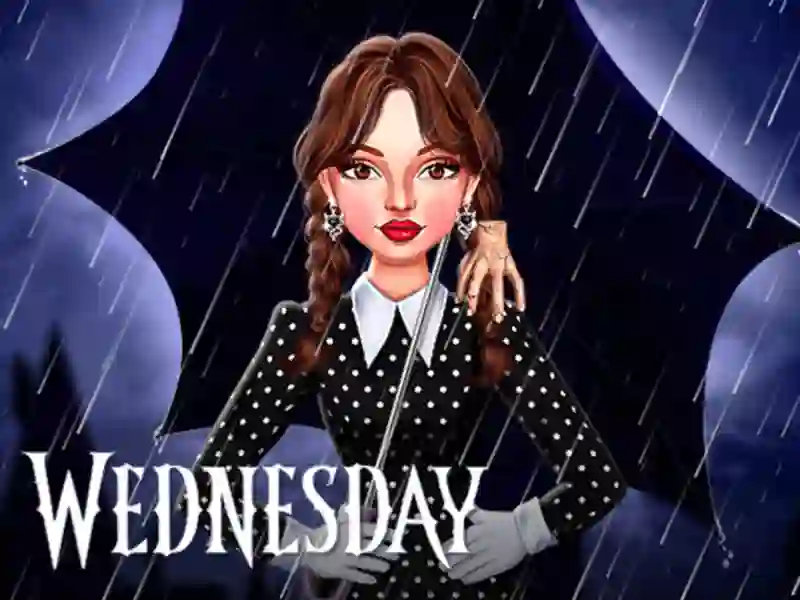 Logħba Celebrity Wednesday Addams Style onlajn