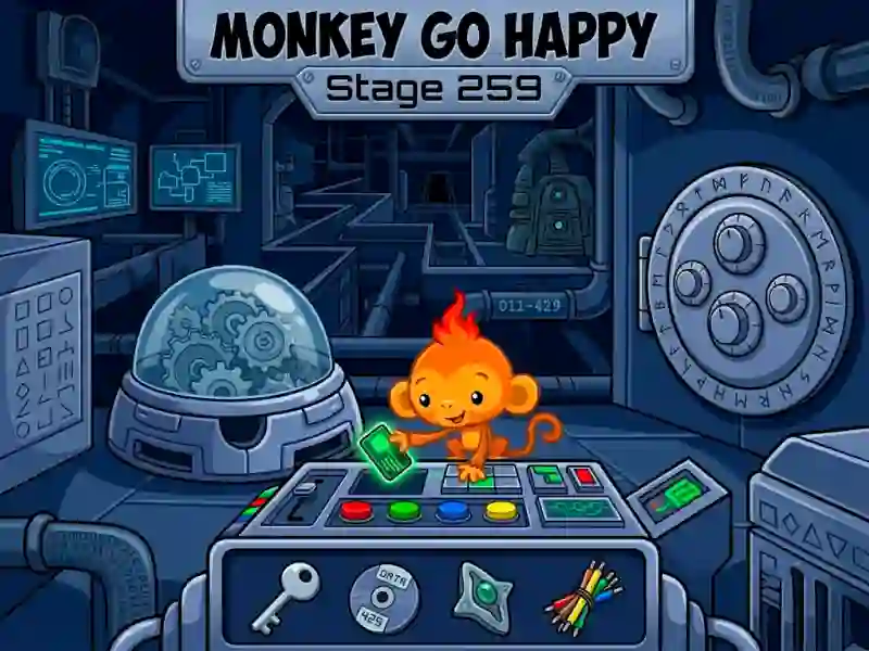 Cluiche Monkey Go Happly Stage 259 ar líne