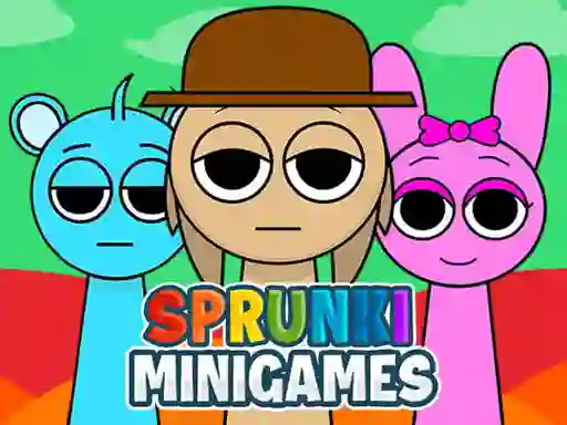 Гульня Sprunki Mini Games онлайн