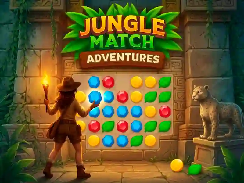 Jungle Match Adventures — jogo online grátis