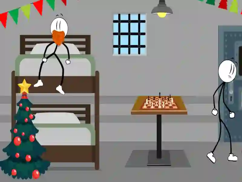 Stick New Year in Prison — free online game