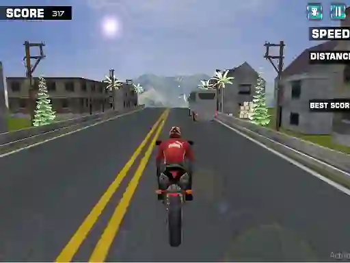 Highway Rider Motorcycle Racer — free online game