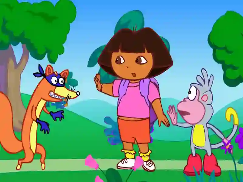 Dora The explorer  Crocodile Lake — free online game