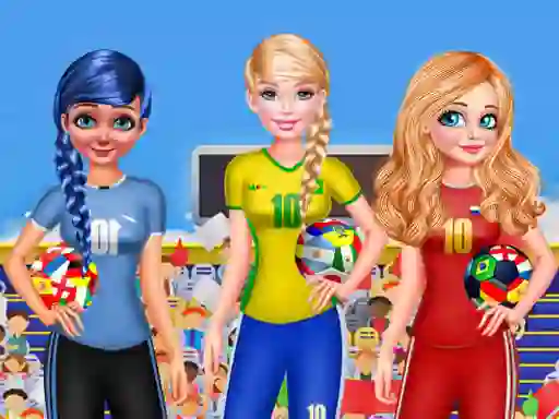 Trò chơi BFF Princess Vote For  FIFA 2018 Quarter Finals trực tuyến