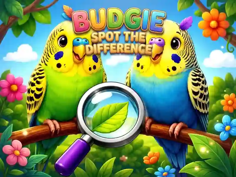 Budgie Spot the Difference — lojë online falas