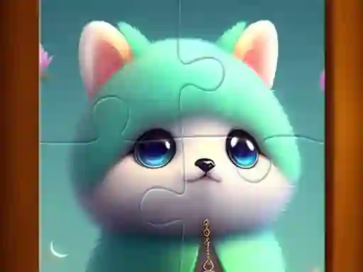 Cute Cat Jigsaw Puzzle — free online game