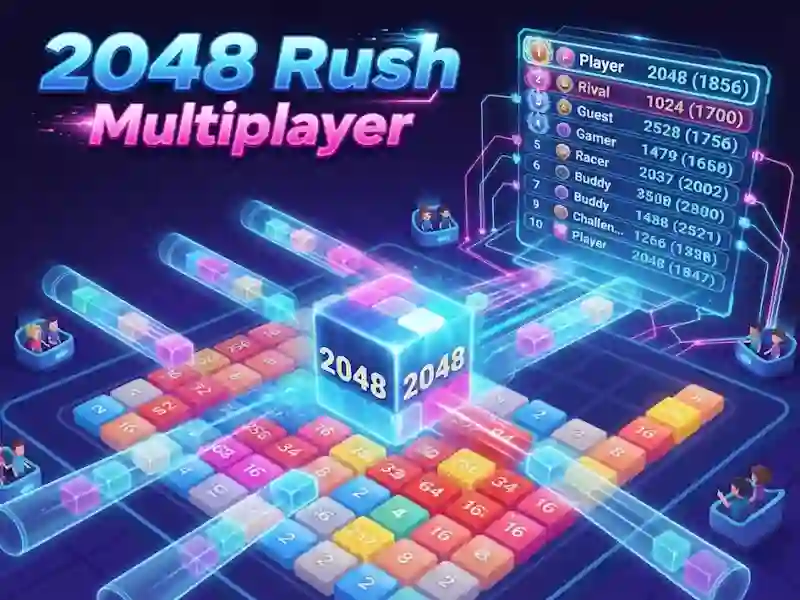 2048 Rush Multiplayer – tasuta veebimäng