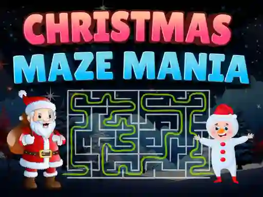 Christmas Maze Mania — free online game