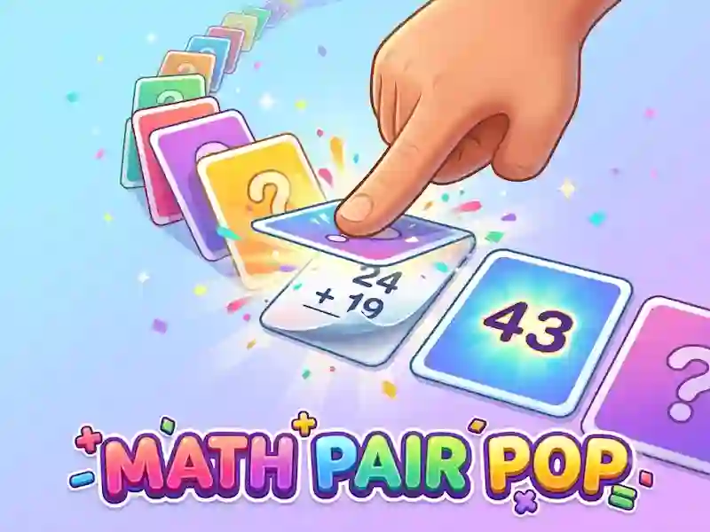 Trò chơi Math Pair Pop trực tuyến