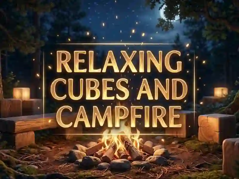 Jwèt Relaxing Cubes and Campfire sou entènèt
