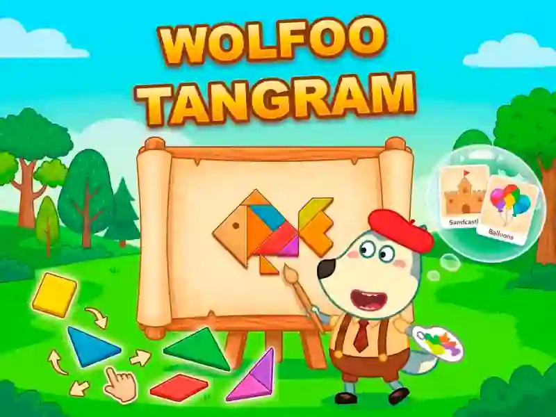 Wolfoo Tangram — मुफ्त ऑनलाइन गेम
