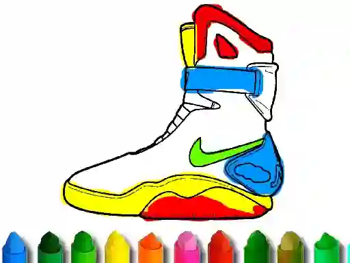 Back To School: Shoe Coloring — free online game