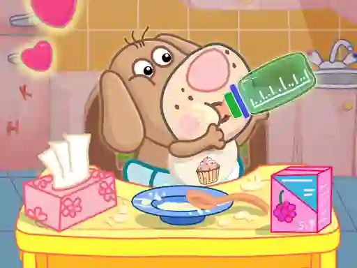 Hippo Baby Care Game — free online game