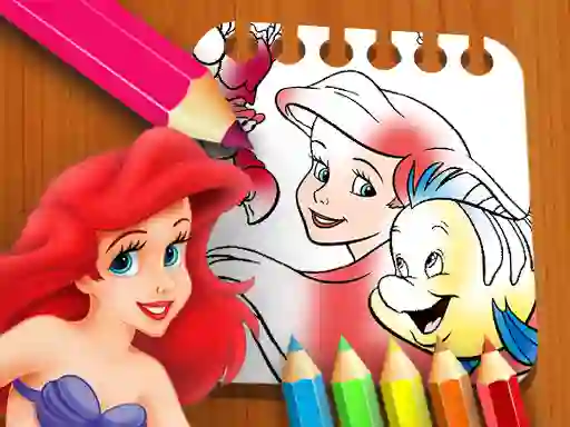 The Little Mermaid Coloring Book — free online game