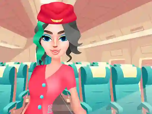 Stewardess Beauty Salon — free online game