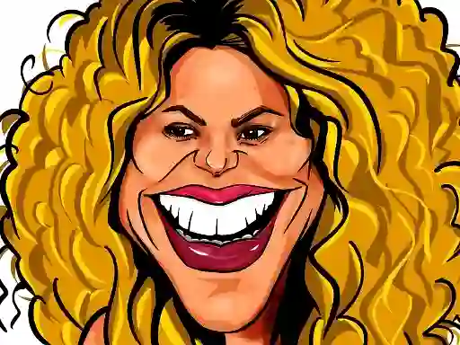 Shakira Funny Face — free online game